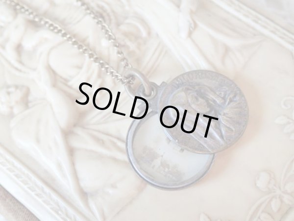 画像6: 【スライド式ロケットペンダント】【悲しみの聖母】【聖地ご絵】フランス・アンティーク＆ヴィンテージメダイ (6)