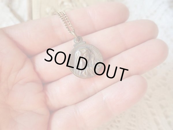 画像9: 【スライド式ロケットペンダント】【悲しみの聖母】【聖地ご絵】フランス・アンティーク＆ヴィンテージメダイ (9)