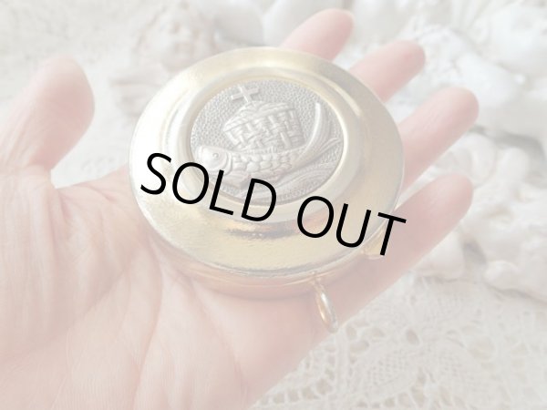 画像5: 【大判ご聖体入れ】【魚とご聖体】【バチカン付】イタリア・アンティーク＆ヴィンテージ聖品 (5)