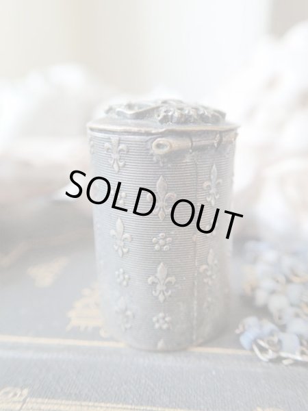 画像6: 【ルルドの聖母】【ノートルダム頭文字ND蓋】【フルールドリス文様ケース】【ロザリオとセット】フランス・アンティーク＆ヴィンテージ聖品 (6)