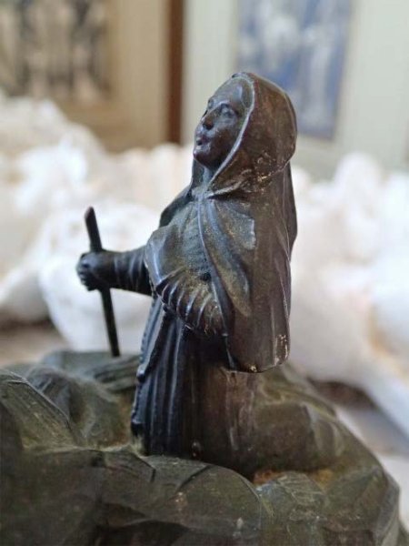 画像8: 【ルルドの聖母オルゴール】【カトリック聖歌ルルドの聖母あめのきさき】フランス・アンティーク＆ヴィンテージ聖品 (8)