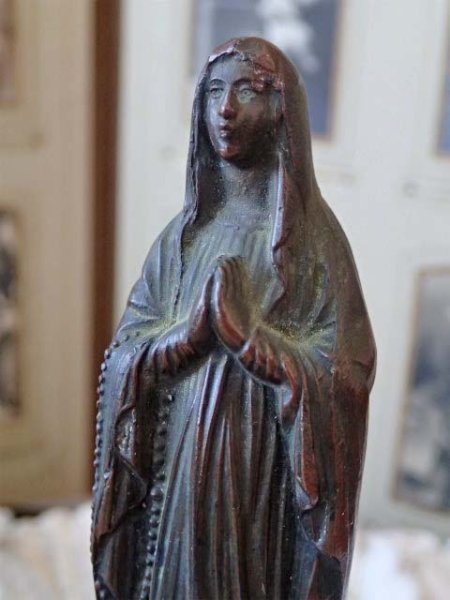 画像7: 【ルルドの聖母オルゴール】【カトリック聖歌ルルドの聖母あめのきさき】フランス・アンティーク＆ヴィンテージ聖品 (7)