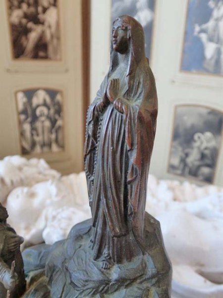 画像5: 【ルルドの聖母オルゴール】【カトリック聖歌ルルドの聖母あめのきさき】フランス・アンティーク＆ヴィンテージ聖品 (5)