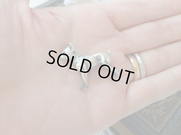 画像9: 【シルバー800製ミニチュアアニマル】【ボクサー犬】イタリア・アンティーク＆ヴィンテージ品 (9)