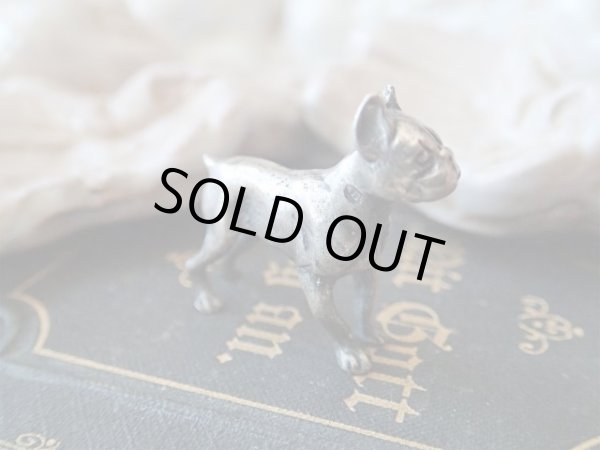 画像2: 【シルバー800製ミニチュアアニマル】【ボクサー犬】イタリア・アンティーク＆ヴィンテージ品 (2)