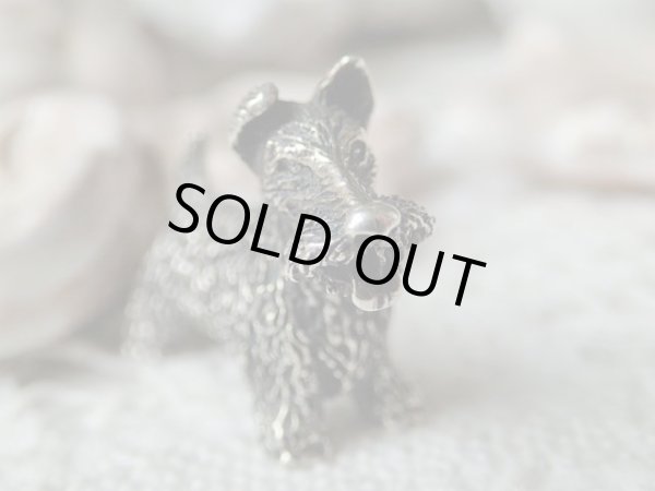 画像7: 【ご予約品】【シルバー800製ミニチュアアニマル】【スコティッシュテリア犬】イタリア (7)