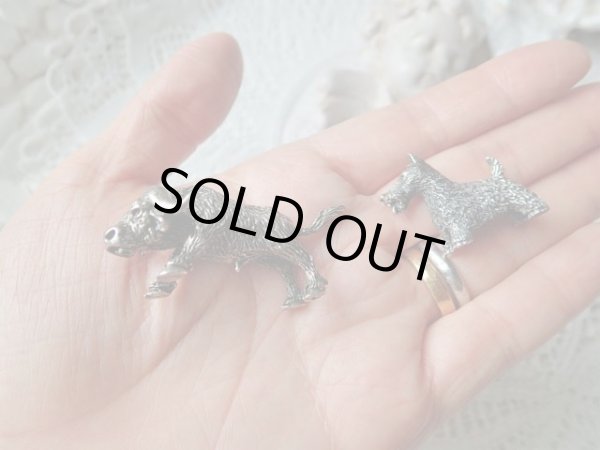 画像9: 【ご予約品】【シルバー800製ミニチュアアニマル】【スコティッシュテリア犬】イタリア (9)