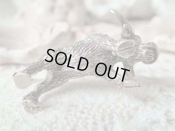 画像5:  【ご予約品】【シルバー800製ミニチュアアニマル】【水牛】イタリア (5)