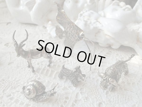 画像10: 【ご予約品】【シルバー800製ミニチュアアニマル】【スコティッシュテリア犬】イタリア (10)