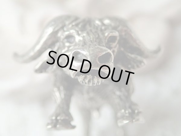 画像8:  【ご予約品】【シルバー800製ミニチュアアニマル】【水牛】イタリア (8)