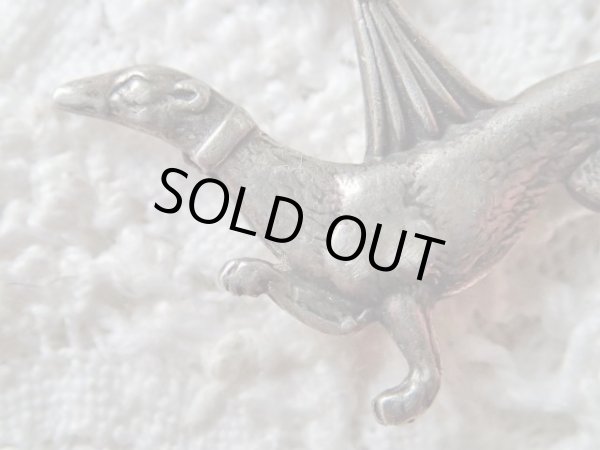 画像9: I様ご予約品【ブルターニュ紋章シンボルエルミーヌ】【王冠を被ったオコジョ】【シルバー製チャーム】フランス・アンティーク＆ヴィンテージ品 (9)