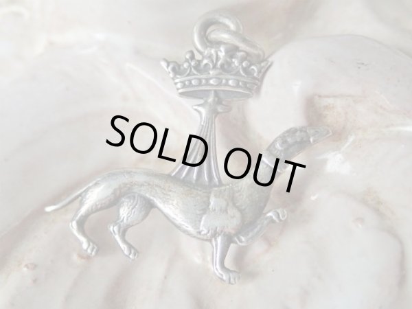 画像5: I様ご予約品【ブルターニュ紋章シンボルエルミーヌ】【王冠を被ったオコジョ】【シルバー製チャーム】フランス・アンティーク＆ヴィンテージ品 (5)