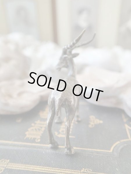 画像5: 【シルバー800製ミニチュア動物】【ガゼル】イタリア・アンティーク＆ヴィンテージ品 (5)