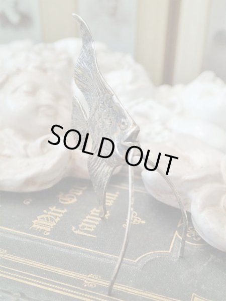 画像4: 【シルバー800製ミニチュアいきもの】【エンゼルフィッシュ】イタリア・アンティーク＆ヴィンテージ品 (4)