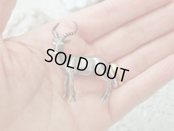 画像13: 【シルバー800製ミニチュア動物】【ガゼル】イタリア・アンティーク＆ヴィンテージ品 (13)