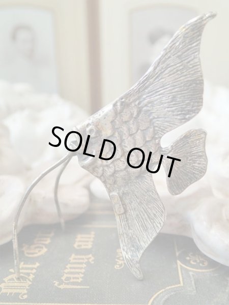 画像3: 【シルバー800製ミニチュアいきもの】【エンゼルフィッシュ】イタリア・アンティーク＆ヴィンテージ品 (3)