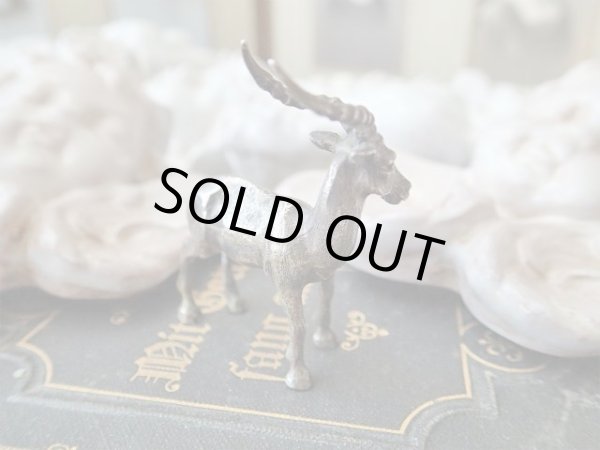 画像4: 【シルバー800製ミニチュア動物】【ガゼル】イタリア・アンティーク＆ヴィンテージ品 (4)