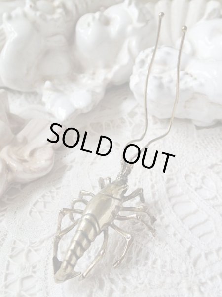 画像8: 【シルバー800製ミニチュアいきもの】【イセエビ】イタリア・アンティーク＆ヴィンテージ品 (8)