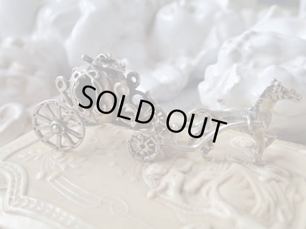 画像2: 【シルバー800製ミニチュア】【かぼちゃの馬車】イタリア・アンティーク＆ヴィンテージ品 (2)