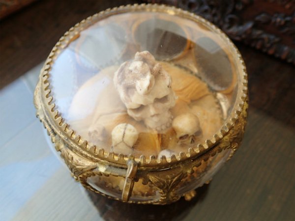 画像10: 【ドームガラスボックス】【サイド8面覗き窓】【ドームガラス蓋】フランス・アンティーク品 (10)