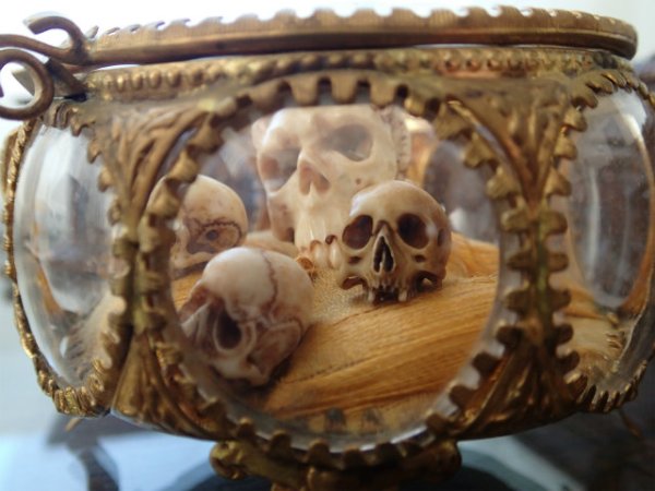 画像11: 【ドームガラスボックス】【サイド8面覗き窓】【ドームガラス蓋】フランス・アンティーク品 (11)