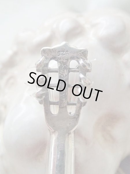 画像10: 【シルバー925と木製ミニチュア楽器】【クラシックギター】イタリア・アンティーク＆ヴィンテージ品 (10)