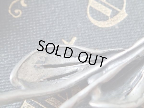 画像5: 【シルバー800製ミニチュア動植物】【お花2】【淡水シードパール】イタリア・アンティーク＆ヴィンテージ品 (5)