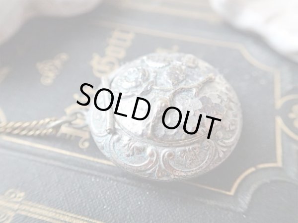 画像7: 【ミラー付ミニパウダーケース】【パフ付き】【シャトレーヌ先端用】フランス・アンティーク＆ヴィンテージ品 (7)