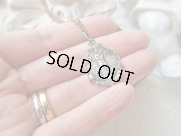 画像7: 【錨デザイン】【ノートルダム・ド・ラ・ガルド守護の聖母】【リュシアン・クドレ作】フランス・アンティーク＆ヴィンテージメダイ (7)