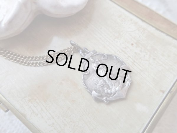 画像5: 【錨デザイン】【ノートルダム・ド・ラ・ガルド守護の聖母】【リュシアン・クドレ作】フランス・アンティーク＆ヴィンテージメダイ (5)