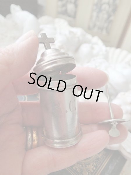 画像12: 【2本連結型聖油入れ元左側】【聖香油S.C】フランス・アンティーク＆ヴィンテージ聖品 (12)