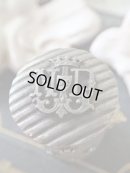 画像6: 【ルルドの聖母】【ノートルダム頭文字ND蓋】【斜め縞にフルールドリス】フランス・アンティーク＆ヴィンテージ聖品 (6)