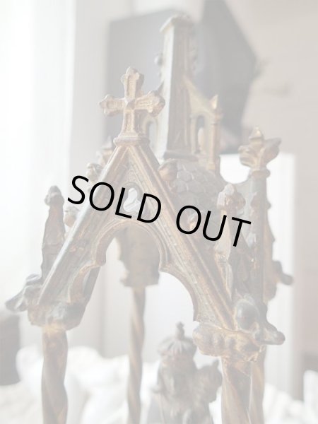 画像8: 【ゴシック聖廟型土台聖母子像】【ロレートの聖母】イタリア・アンティーク＆ヴィンテージ聖品 (8)