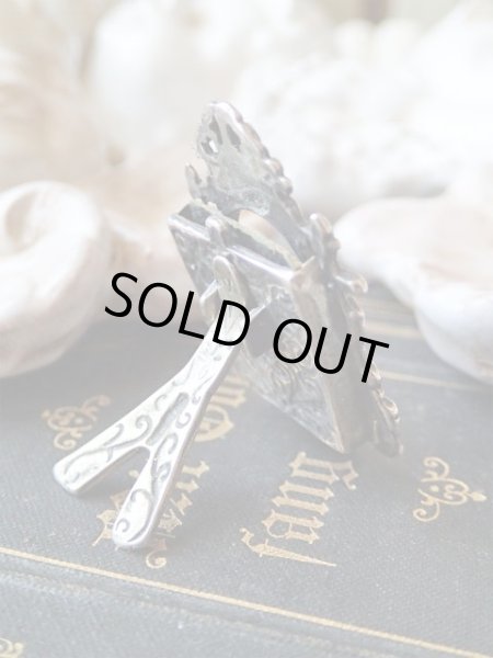 画像4: 【ルルドの聖母小祭壇】【シルバーミニフォトスタンド】イタリア・アンティーク＆ヴィンテージ品 (4)