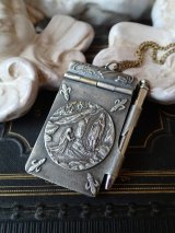 ミラー付ミニパウダーケース】【スターリングシルバー製1918年