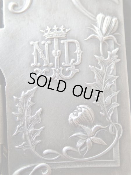 画像12: 【ルルドの聖母とフルールドリス】【菊とノートルダム頭文字ND】【ミニダンスブックカード】フランス・アンティーク＆ヴィンテージ品 (12)