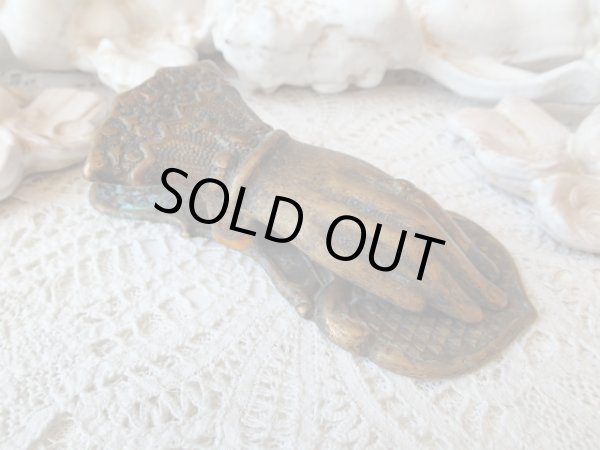 画像2: 【貴婦人の手型メモクリップ】フランス・アンティーク＆ヴィンテージ品 (2)