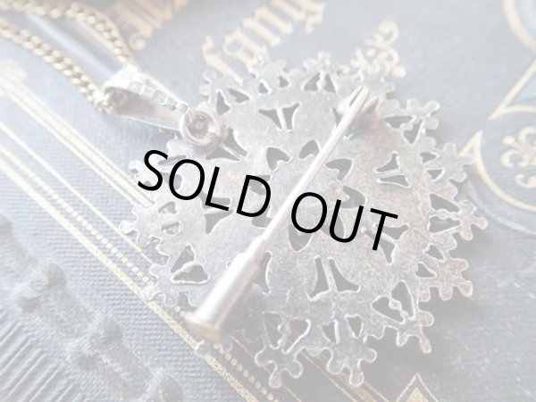 画像5: 【ブルターニュ紋章】【透かし細工ブローチ兼ペンダントトップ】フランス・アンティーク＆ヴィンテージ品 (5)