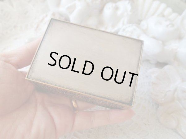 画像6: 【アールヌーヴォー植物文様装飾ルルドの聖母】【メタルボックス】【1858年】フランス・アンティーク＆ヴィンテージ品 (6)