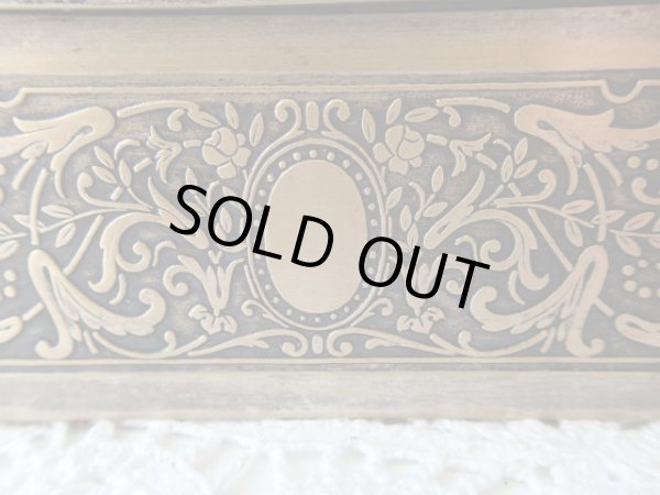 画像9: 【アールヌーヴォー植物文様装飾ルルドの聖母】【メタルボックス】【1858年】フランス・アンティーク＆ヴィンテージ品 (9)