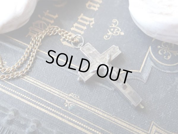 画像4: 【シルバー製クロス型聖遺物入れペンダント】フランス・アンティーク＆ヴィンテージ聖品 (4)