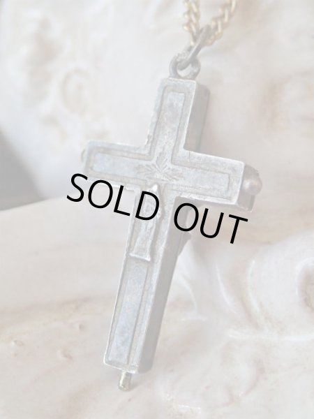 画像6: 【シルバー製クロス型聖遺物入れペンダント】フランス・アンティーク＆ヴィンテージ聖品 (6)