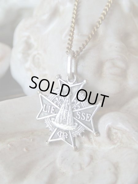 画像3: 【リエス＝ノートル＝ダム】【黒の聖母のメダイ】【マルタクロス型】フランス・アンティーク＆ヴィンテージメダイ (3)