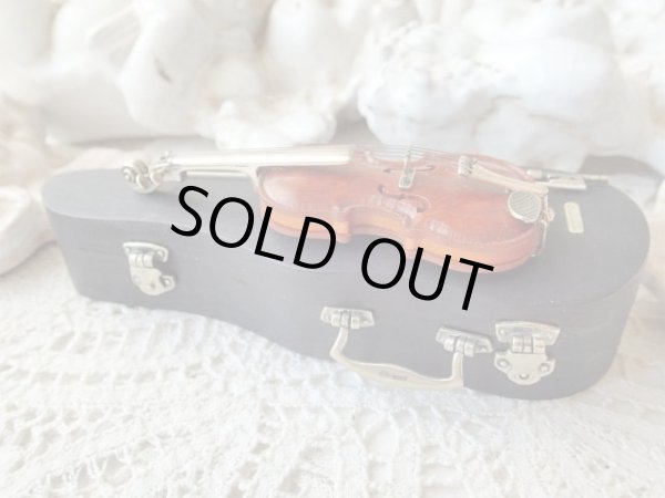 画像14: 【イタリアシルバーミニチュア工房Sacchettiサッケッティ作品】 【ケース付きバイオリン】イタリア・ヴィンテージ品 (14)