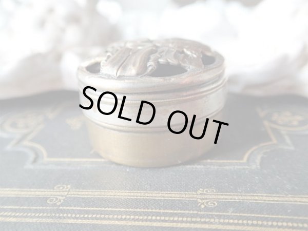 画像7: 【三匹のカナブンと葉っぱ】【ピルケース】フランス・アンティーク＆ヴィンテージ品 (7)