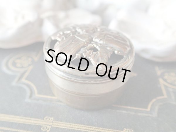 画像3: 【三匹のカナブンと葉っぱ】【ピルケース】フランス・アンティーク＆ヴィンテージ品 (3)