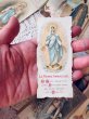 画像3: 【無原罪の聖母】【1898年】フランス・アンティーク＆ヴィンテージホーリーカード (3)