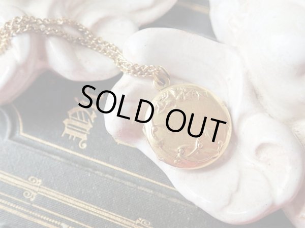 画像6: 【24金鍍金】【ヤドリギとアイビー】【19世紀末当時の写真入り】フランス・アンティーク＆ヴィンテージ品 (6)