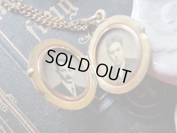 画像7: 【24金鍍金】【ヤドリギとアイビー】【19世紀末当時の写真入り】フランス・アンティーク＆ヴィンテージ品 (7)