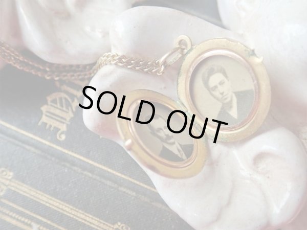 画像2: 【24金鍍金】【ヤドリギとアイビー】【19世紀末当時の写真入り】フランス・アンティーク＆ヴィンテージ品 (2)